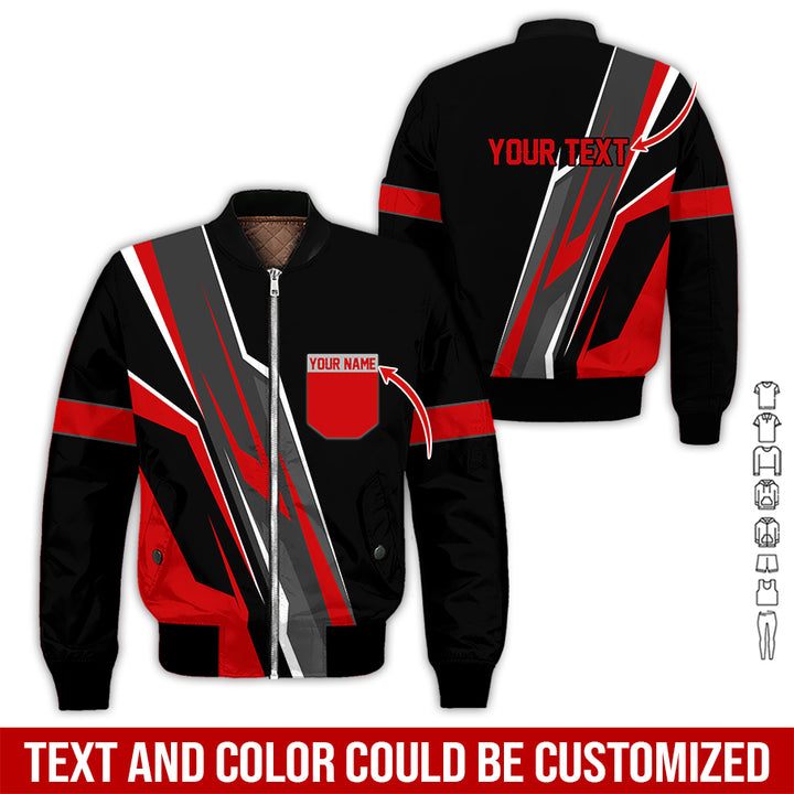 Pocket-Custom Text Uniform Full Colors All Over Printed Clothes GE894