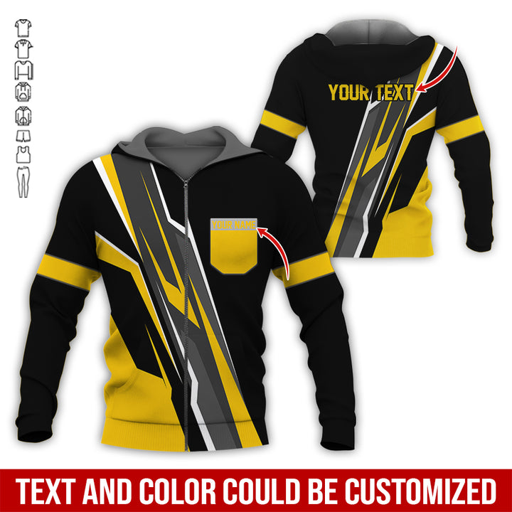 Pocket-Custom Text Uniform Full Colors All Over Printed Clothes GE894