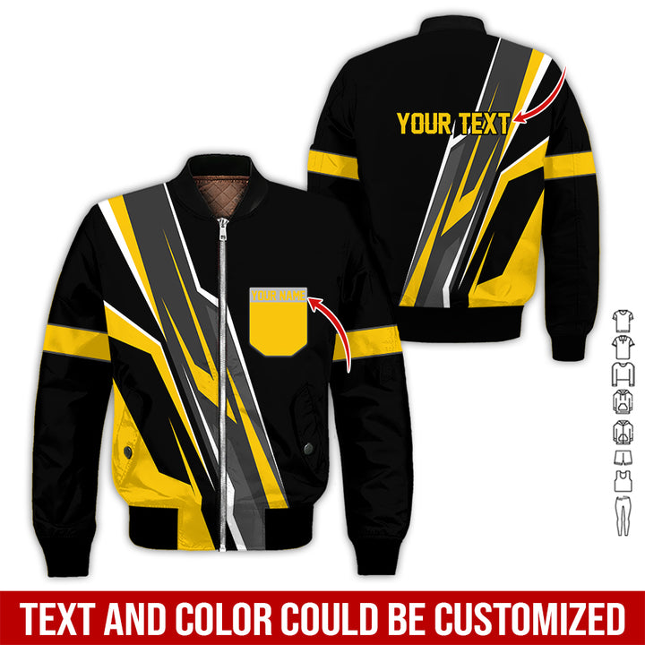 Pocket-Custom Text Uniform Full Colors All Over Printed Clothes GE894
