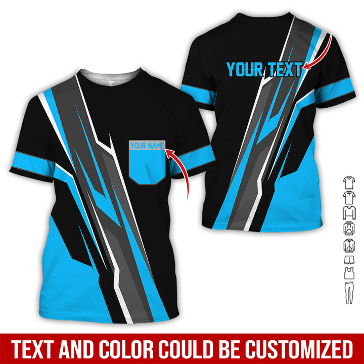 Pocket-Custom Text Uniform Full Colors All Over Printed Clothes GE894