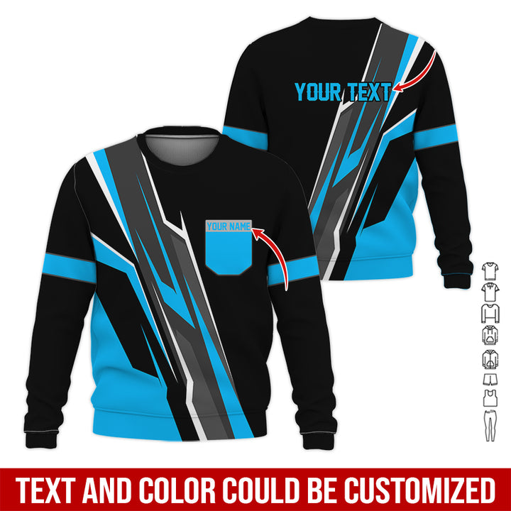 Pocket-Custom Text Uniform Full Colors All Over Printed Clothes GE894