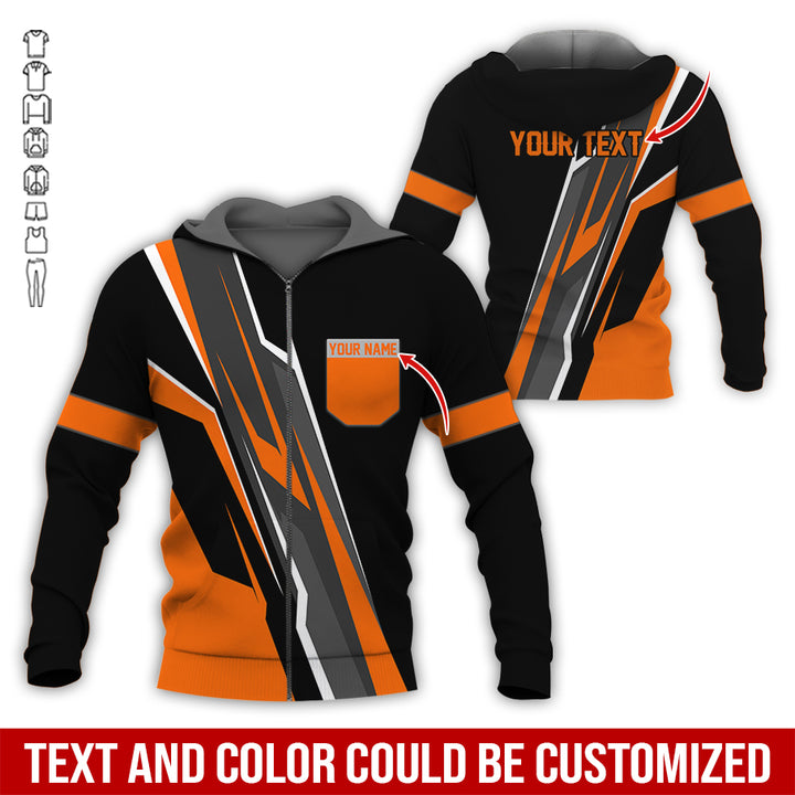 Pocket-Custom Text Uniform Full Colors All Over Printed Clothes GE894
