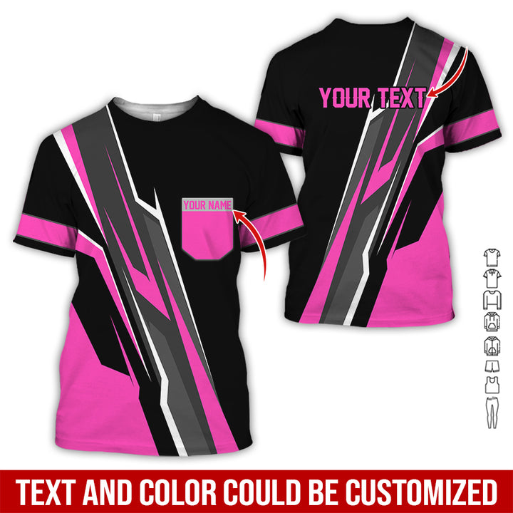 Pocket-Custom Text Uniform Full Colors All Over Printed Clothes GE894