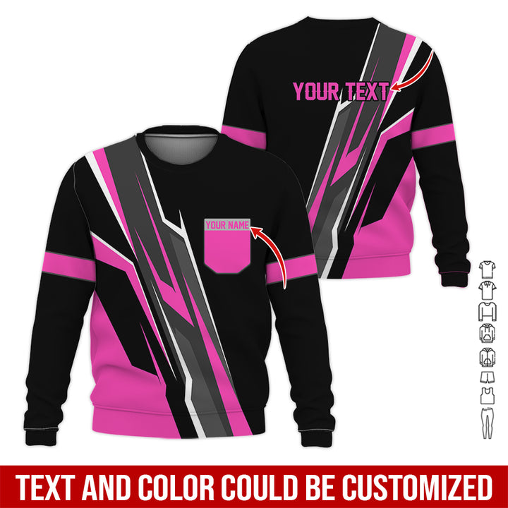 Pocket-Custom Text Uniform Full Colors All Over Printed Clothes GE894