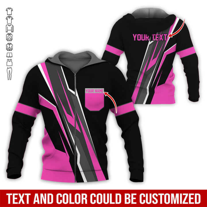 Pocket-Custom Text Uniform Full Colors All Over Printed Clothes GE894