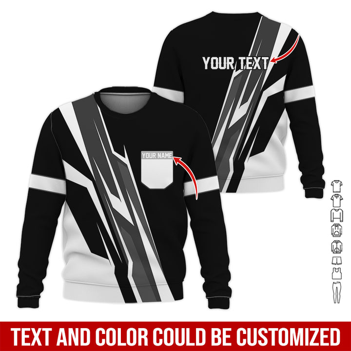 Pocket-Custom Text Uniform Full Colors All Over Printed Clothes GE894