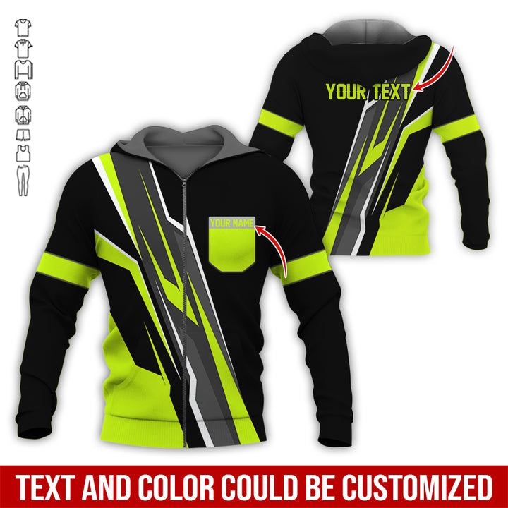Pocket-Custom Text Uniform Full Colors All Over Printed Clothes GE894