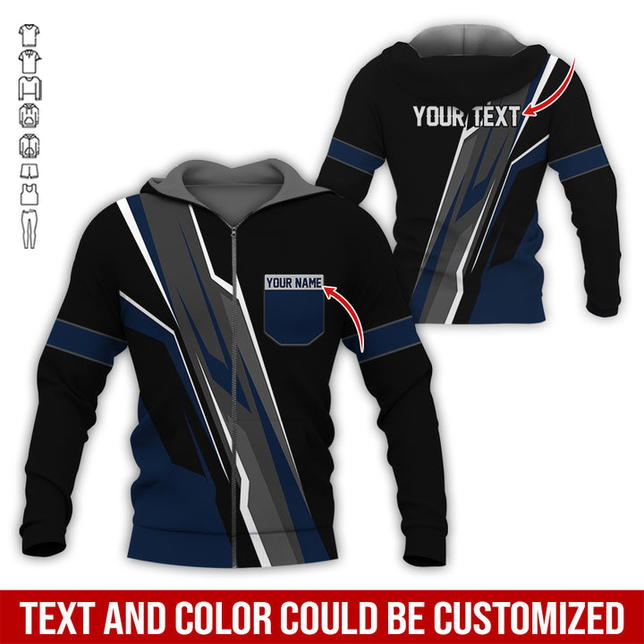 Pocket-Custom Text Uniform Full Colors All Over Printed Clothes GE894