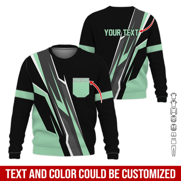 Pocket-Custom Text Uniform Full Colors All Over Printed Clothes GE894