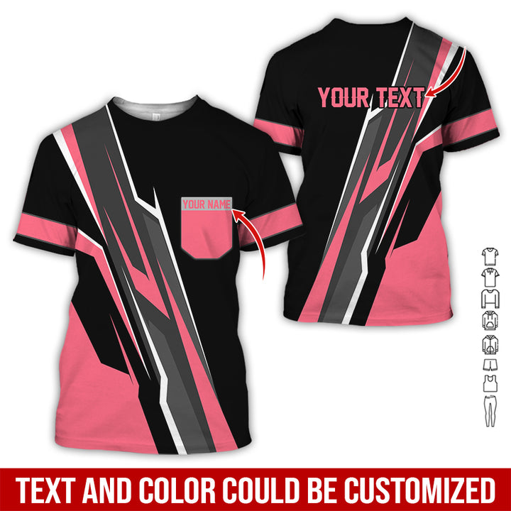 Pocket-Custom Text Uniform Full Colors All Over Printed Clothes GE894