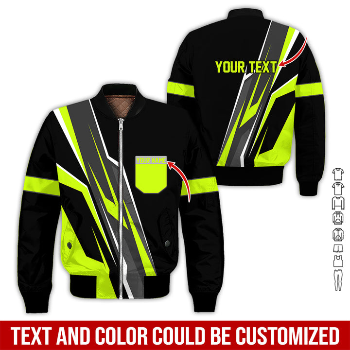Pocket-Custom Text Uniform Full Colors All Over Printed Clothes GE894