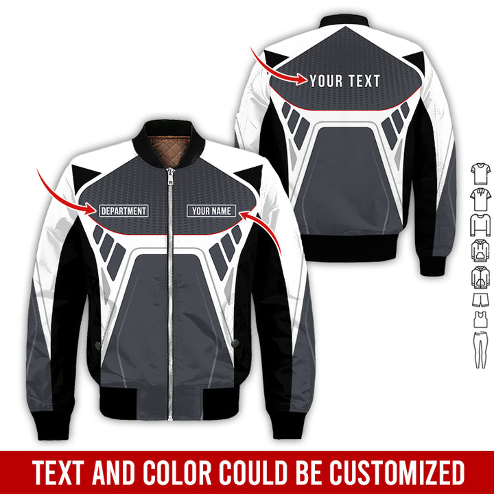 Personalized Name Workwear Style All Over Printed Clothes HT264