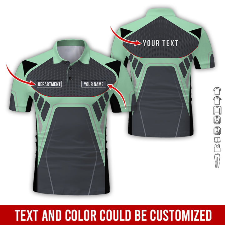 Personalized Name Workwear Style All Over Printed Clothes HT264