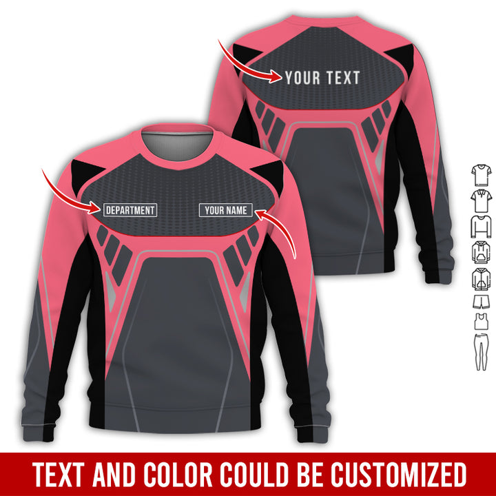 Personalized Name Workwear Style All Over Printed Clothes HT264