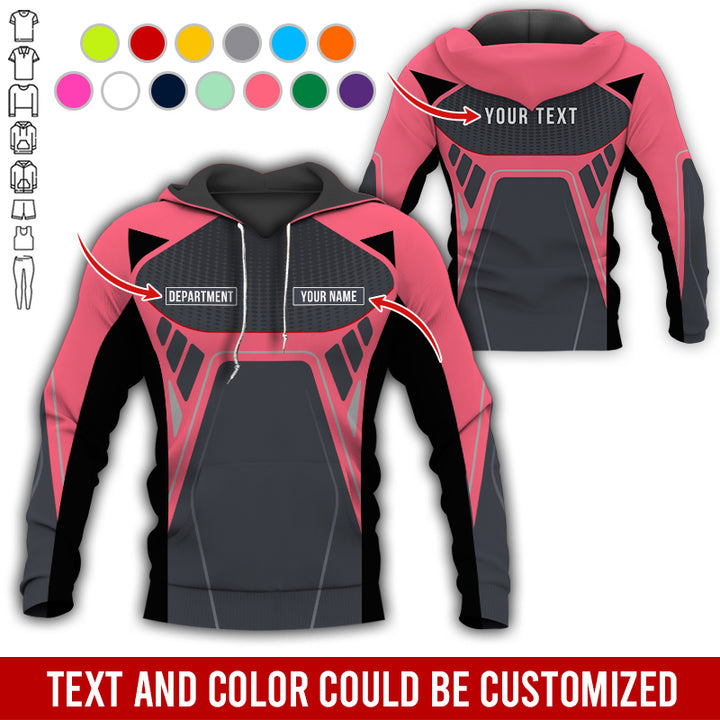 Personalized Name Workwear Style All Over Printed Clothes HT264