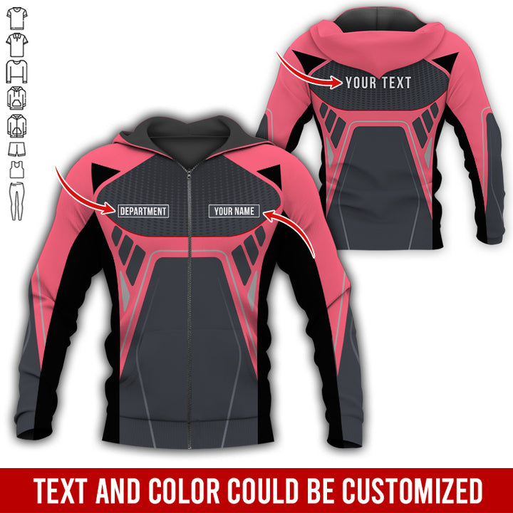 Personalized Name Workwear Style All Over Printed Clothes HT264