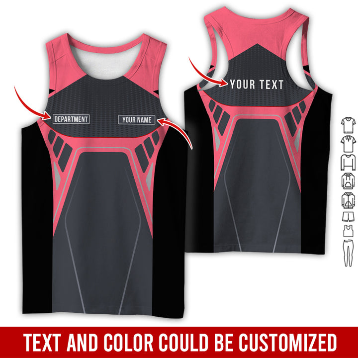 Personalized Name Workwear Style All Over Printed Clothes HT264