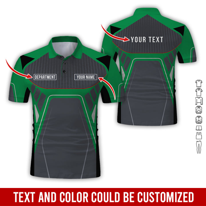 Personalized Name Workwear Style All Over Printed Clothes HT264