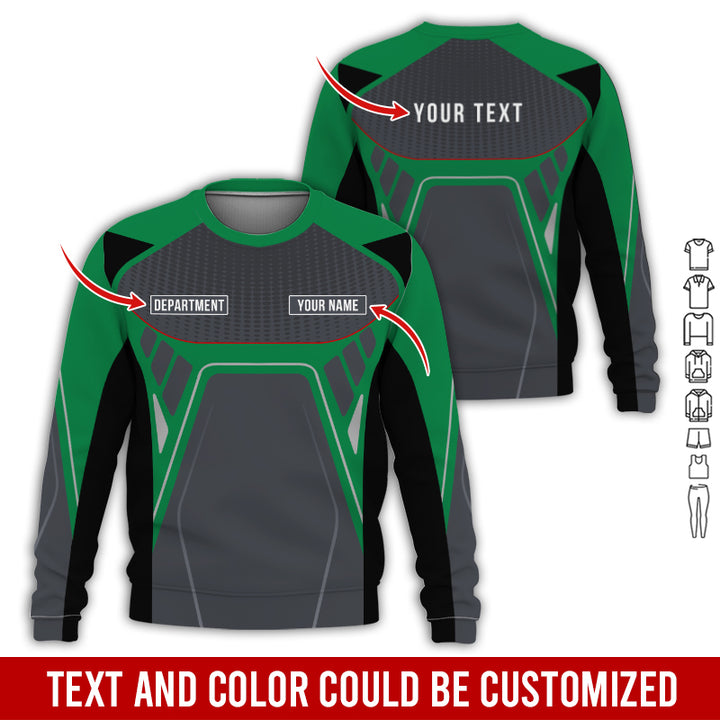 Personalized Name Workwear Style All Over Printed Clothes HT264