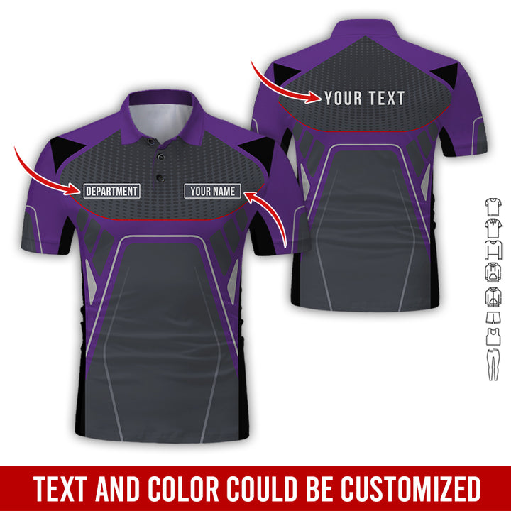 Personalized Name Workwear Style All Over Printed Clothes HT264