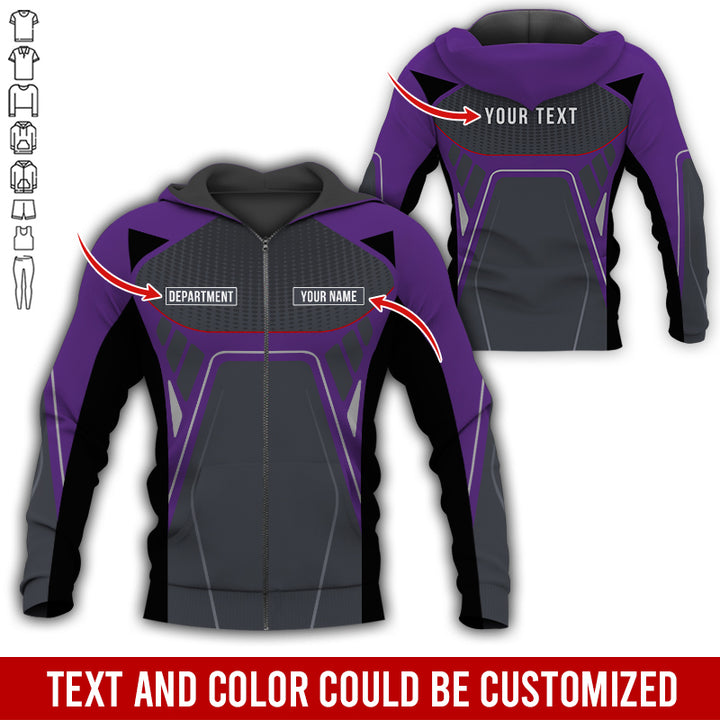 Personalized Name Workwear Style All Over Printed Clothes HT264