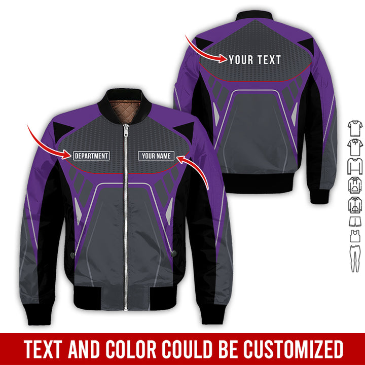 Personalized Name Workwear Style All Over Printed Clothes HT264