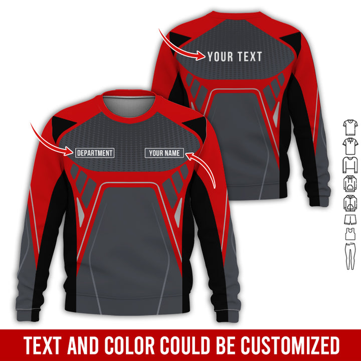 Personalized Name Workwear Style All Over Printed Clothes HT264