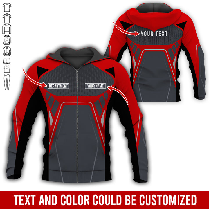 Personalized Name Workwear Style All Over Printed Clothes HT264