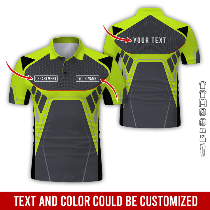 Personalized Name Workwear Style All Over Printed Clothes HT264