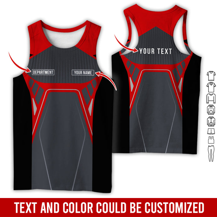 Personalized Name Workwear Style All Over Printed Clothes HT264