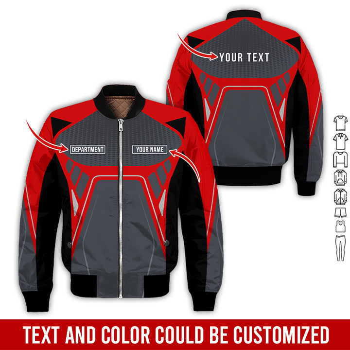 Personalized Name Workwear Style All Over Printed Clothes HT264