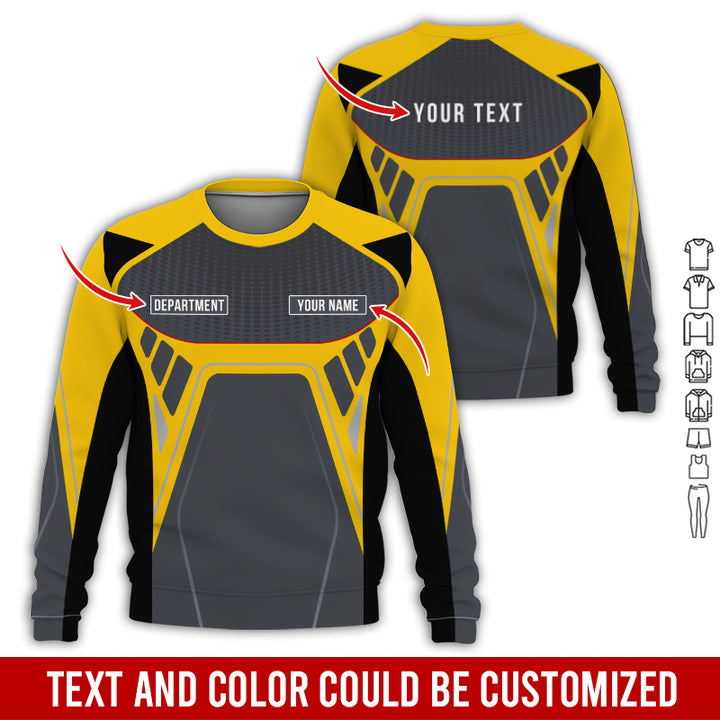 Personalized Name Workwear Style All Over Printed Clothes HT264
