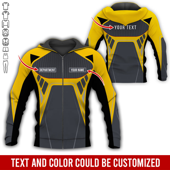 Personalized Name Workwear Style All Over Printed Clothes HT264