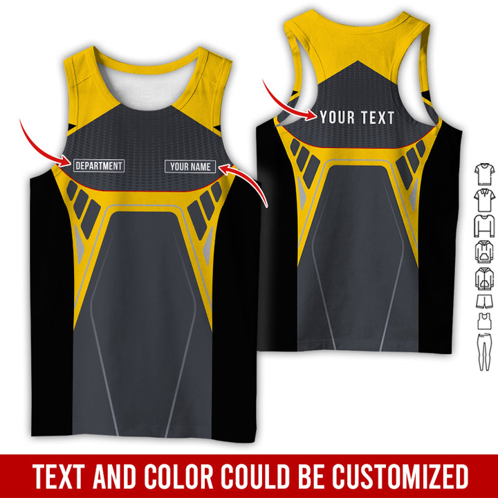 Personalized Name Workwear Style All Over Printed Clothes HT264