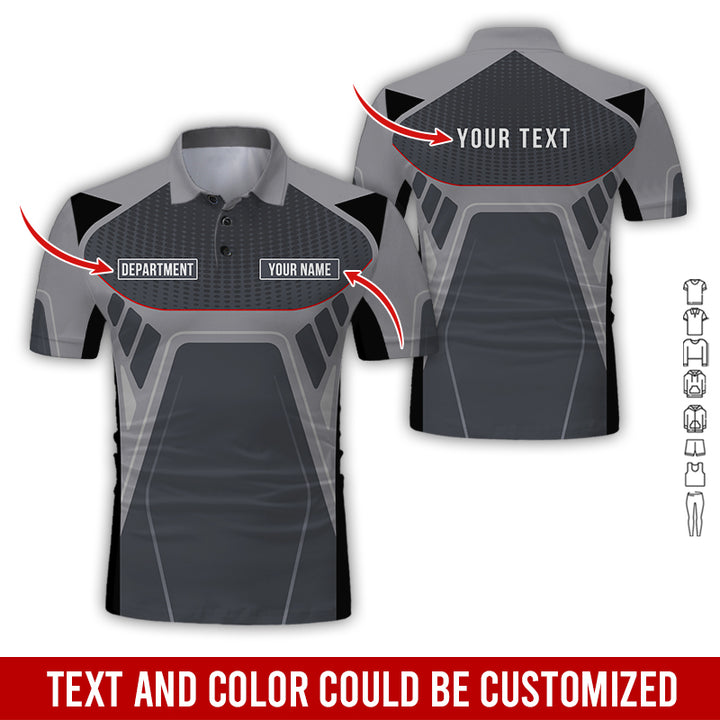 Personalized Name Workwear Style All Over Printed Clothes HT264