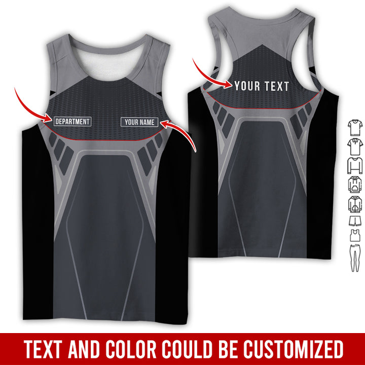 Personalized Name Workwear Style All Over Printed Clothes HT264