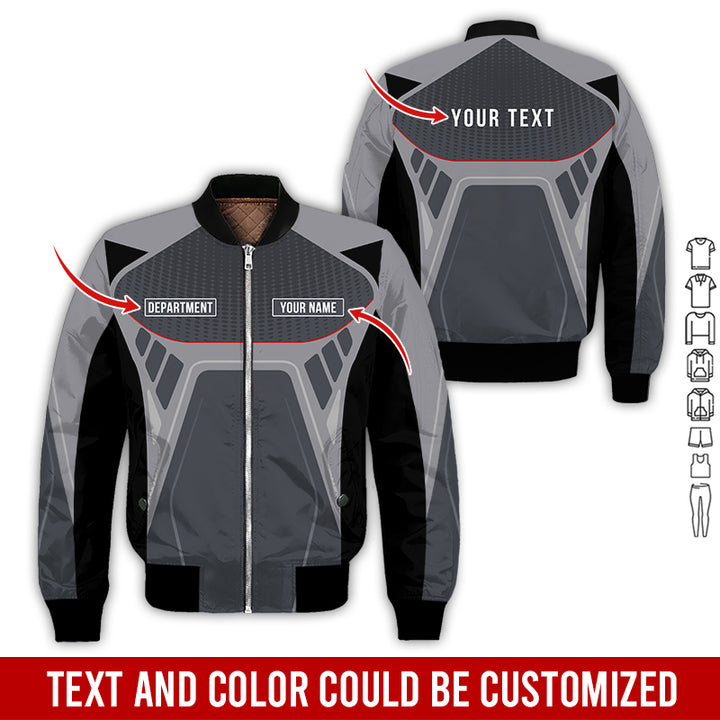Personalized Name Workwear Style All Over Printed Clothes HT264