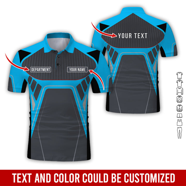 Personalized Name Workwear Style All Over Printed Clothes HT264
