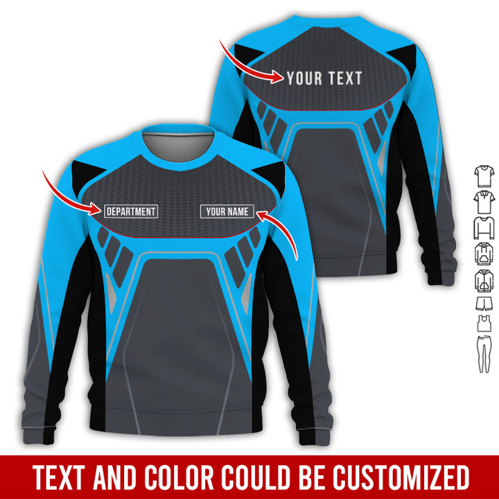Personalized Name Workwear Style All Over Printed Clothes HT264