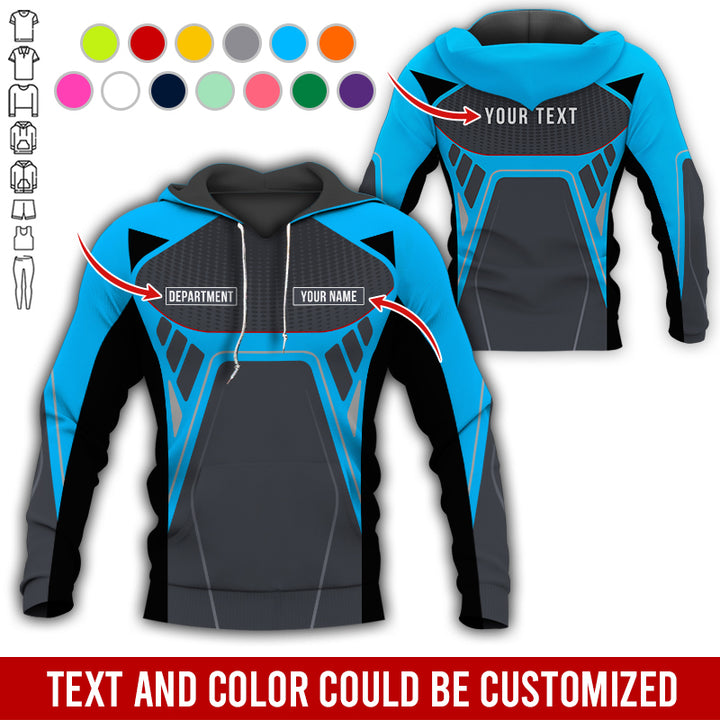 Personalized Name Workwear Style All Over Printed Clothes HT264