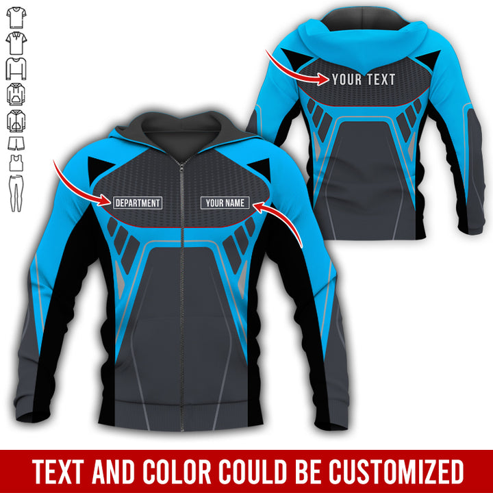 Personalized Name Workwear Style All Over Printed Clothes HT264