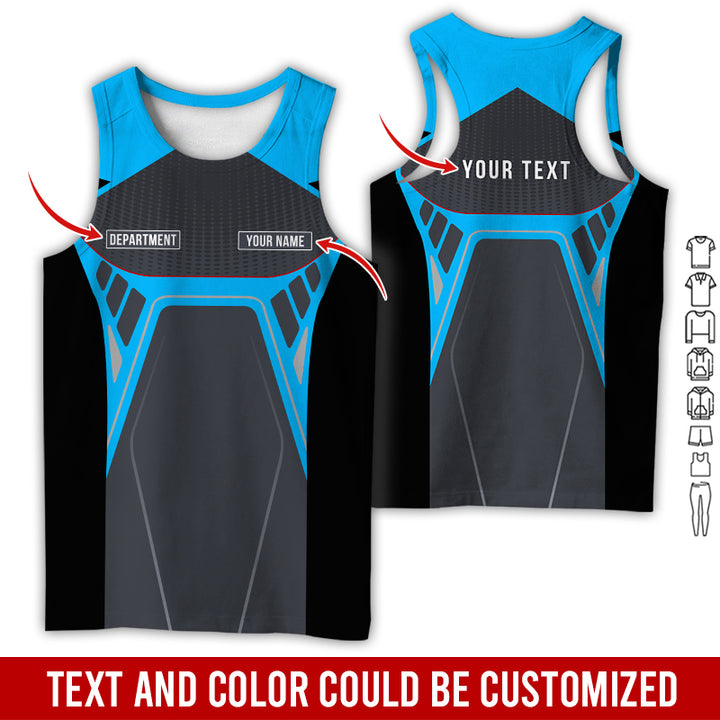 Personalized Name Workwear Style All Over Printed Clothes HT264