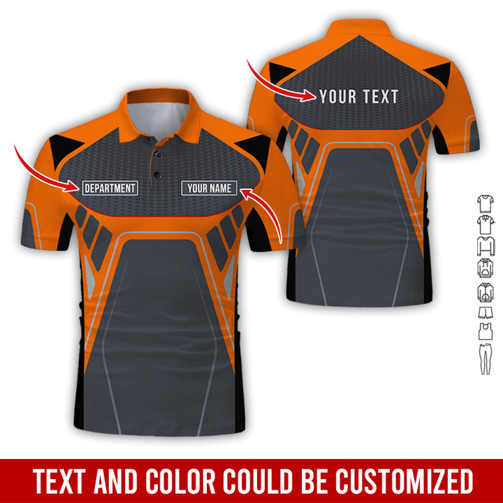 Personalized Name Workwear Style All Over Printed Clothes HT264