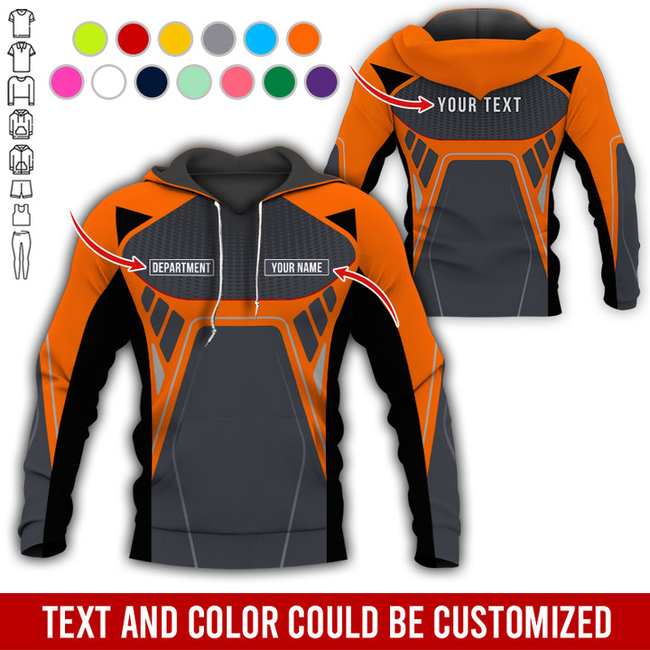 Personalized Name Workwear Style All Over Printed Clothes HT264