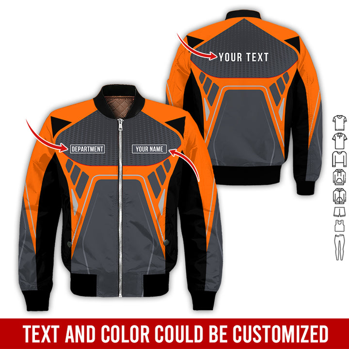 Personalized Name Workwear Style All Over Printed Clothes HT264