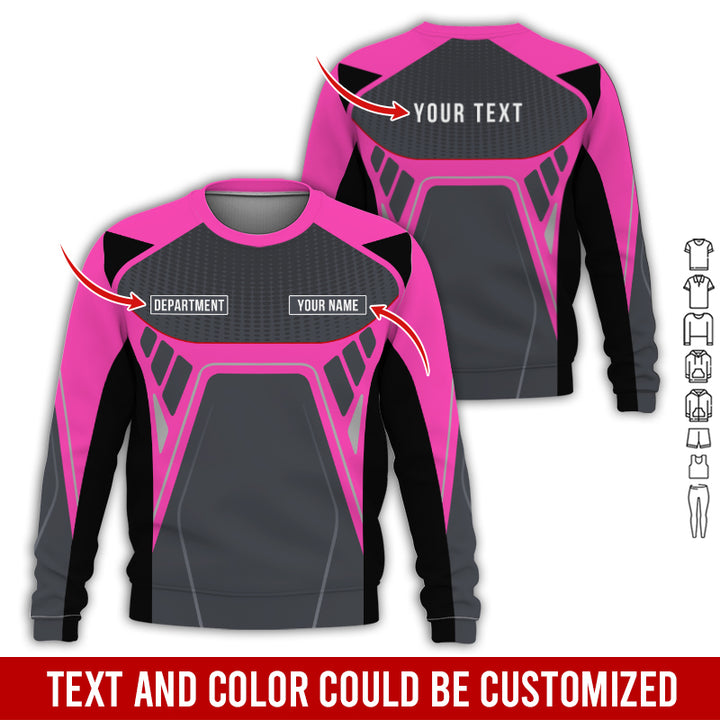 Personalized Name Workwear Style All Over Printed Clothes HT264