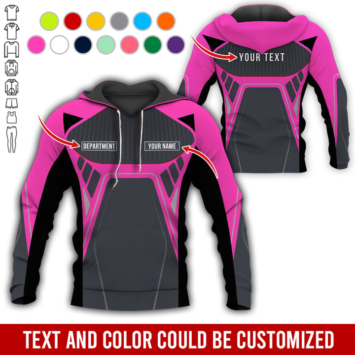 Personalized Name Workwear Style All Over Printed Clothes HT264