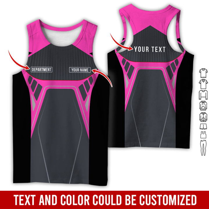 Personalized Name Workwear Style All Over Printed Clothes HT264