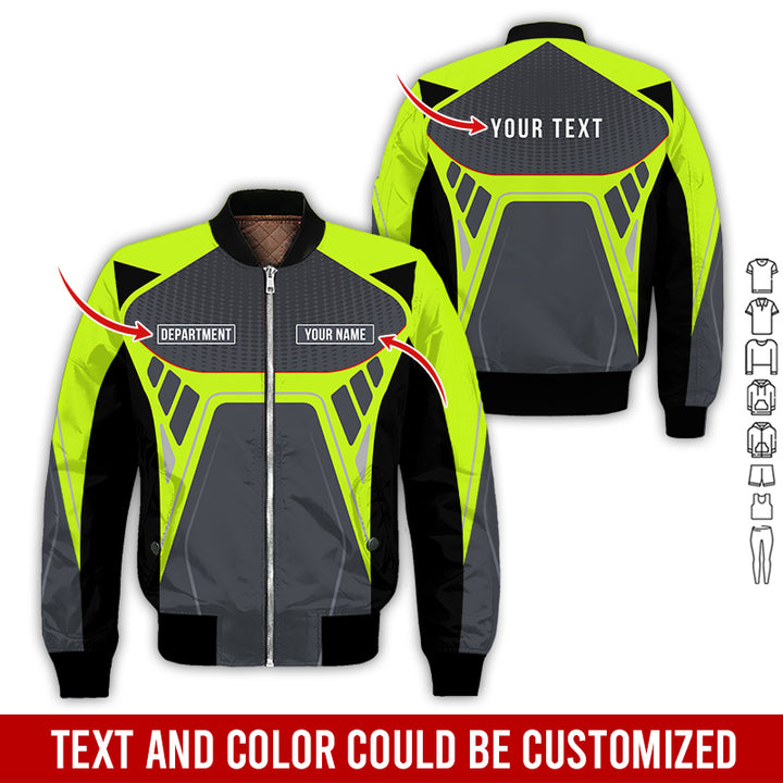 Personalized Name Workwear Style All Over Printed Clothes HT264