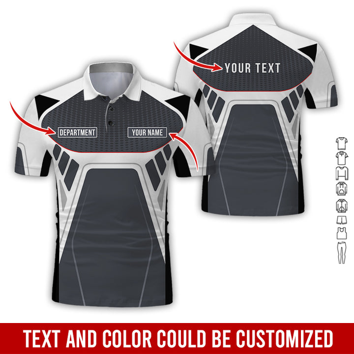 Personalized Name Workwear Style All Over Printed Clothes HT264